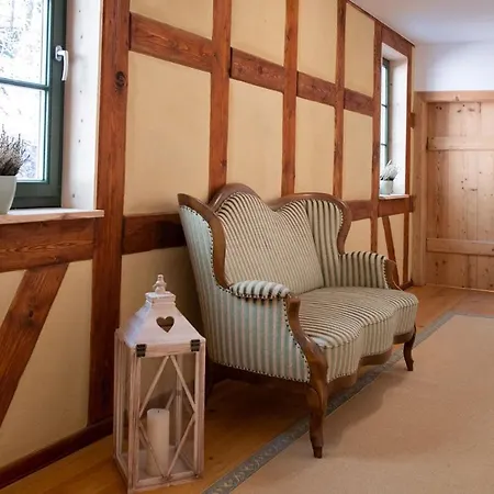 Gasthof Naturhof-papiermühle 2 Bett-zimmer Rosenrot Bollberg