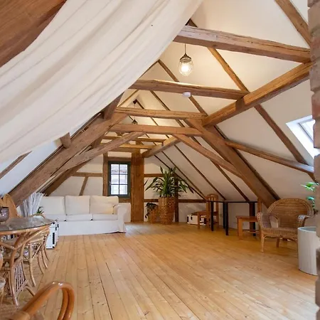 Naturhof-papiermühle 2 Bett-zimmer Rosenrot * Bollberg